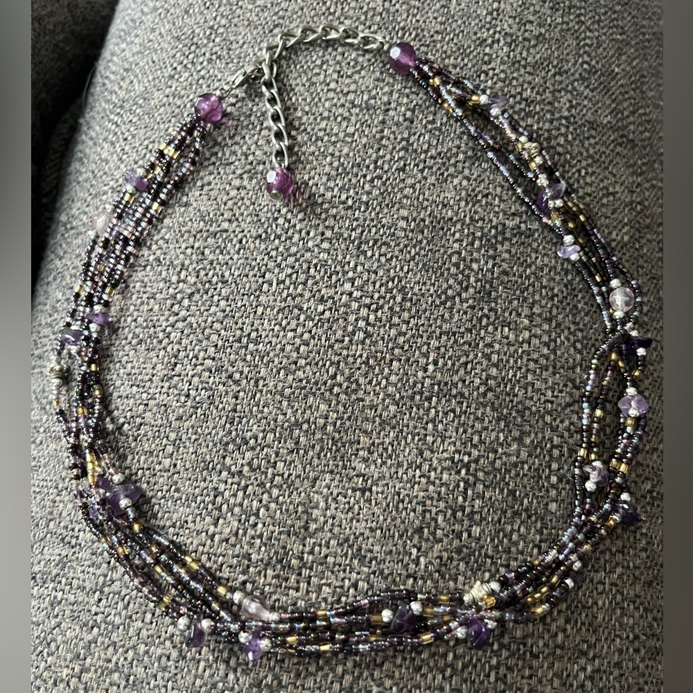 Pretty purple necklace